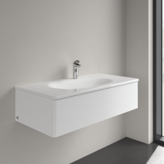 Pаковина Villeroy Boch CeramicPlus 4A76A2R1для установки на тумбу Альпийский белый
